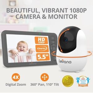 Levana Nala Baby Monitor NIB